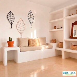 Perchero mural – pieza textil