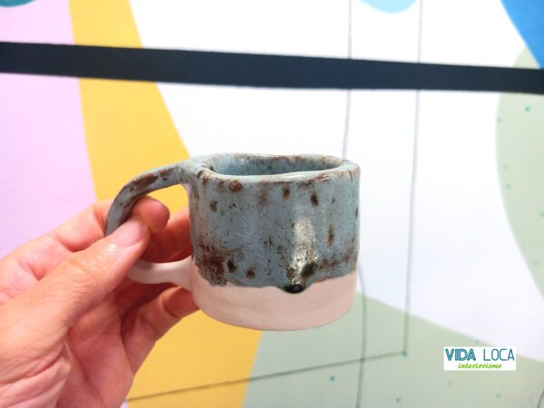 Tazas de Cerámica Artesanales – Modelos “Manchas”, “Burbujas” y “Dos Colores”