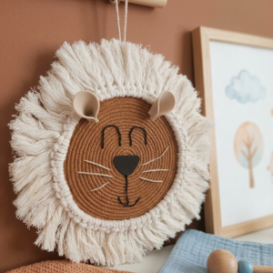 Colgante macrame' "León"