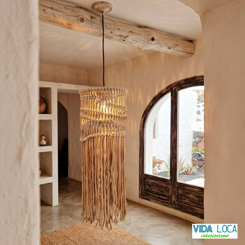 Lámpara de Macramé "Brisa"